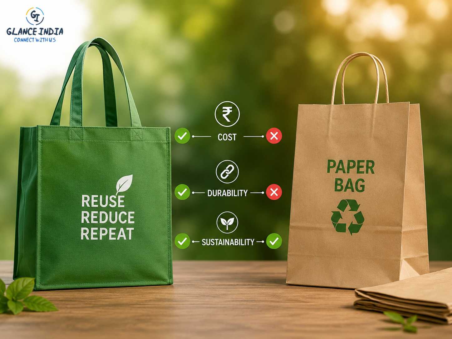 Reusable Bags vs Paper Bags: Cost, Durability and Sustainability